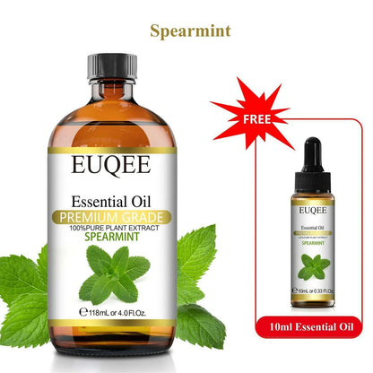 Buy 118ml Essential Oil Get 10ml Free 100% Pure and Natural Essential Oil with Dropper for Aromatherapy Diffuser Massage DIY
