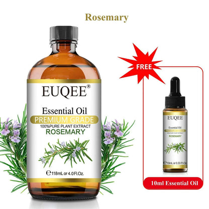 Buy 118ml Essential Oil Get 10ml Free 100% Pure and Natural Essential Oil with Dropper for Aromatherapy Diffuser Massage DIY