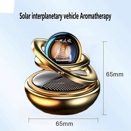 Car Air Freshener Solar Rotating Aromatreatment Decoration Car Interior Accessories Women Men Original Flavored Perfume Diffuser