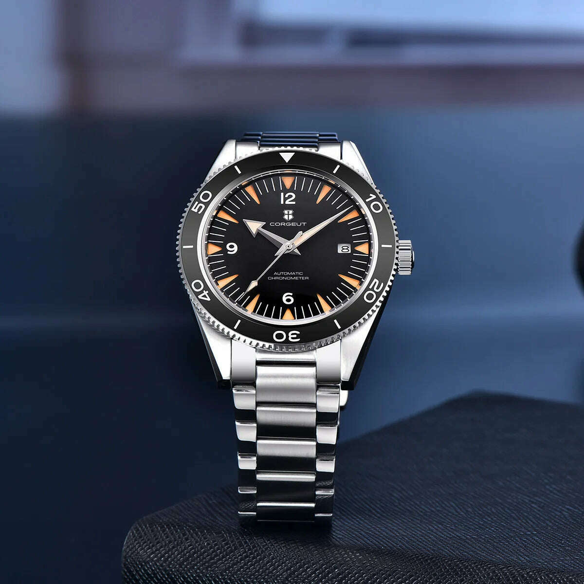 Ceramic Bezel 100 Waterproof Luxury Corgeut Watch Men 41mm Sapphire Mechanical Clock Diver Miyota Automatic Wristwatch