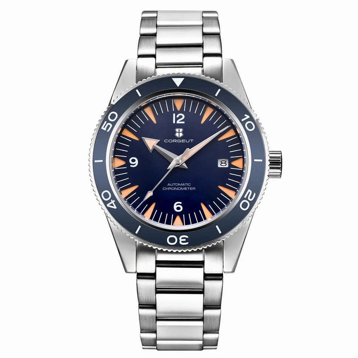 Ceramic Bezel 100 Waterproof Luxury Corgeut Watch Men 41mm Sapphire Mechanical Clock Diver Miyota Automatic Wristwatch