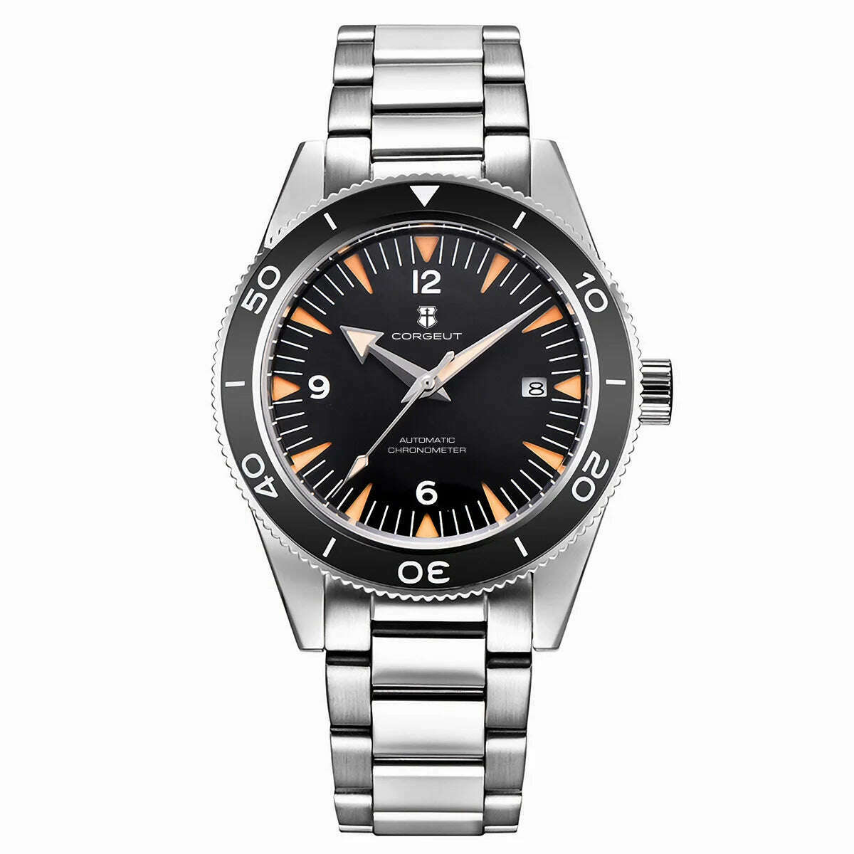 Ceramic Bezel 100 Waterproof Luxury Corgeut Watch Men 41mm Sapphire Mechanical Clock Diver Miyota Automatic Wristwatch
