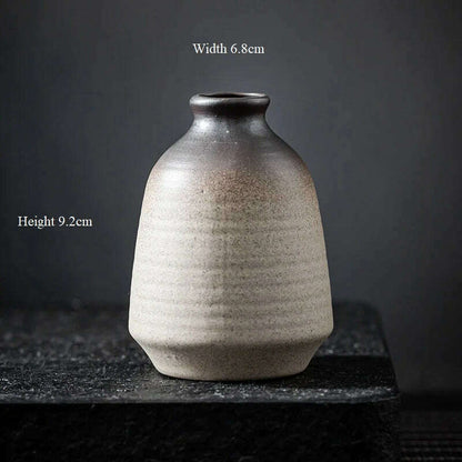 CHANSHOVA China Pottery Mini Small Flower Vases Traditional Chinese Retro Style Ceramic Vase Lliving Room Home Decoration T032
