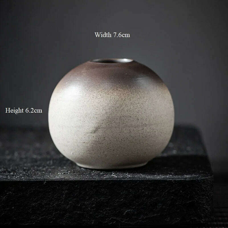 CHANSHOVA China Pottery Mini Small Flower Vases Traditional Chinese Retro Style Ceramic Vase Lliving Room Home Decoration T032