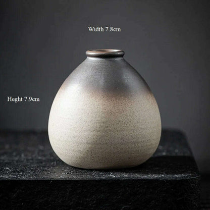 CHANSHOVA China Pottery Mini Small Flower Vases Traditional Chinese Retro Style Ceramic Vase Lliving Room Home Decoration T032