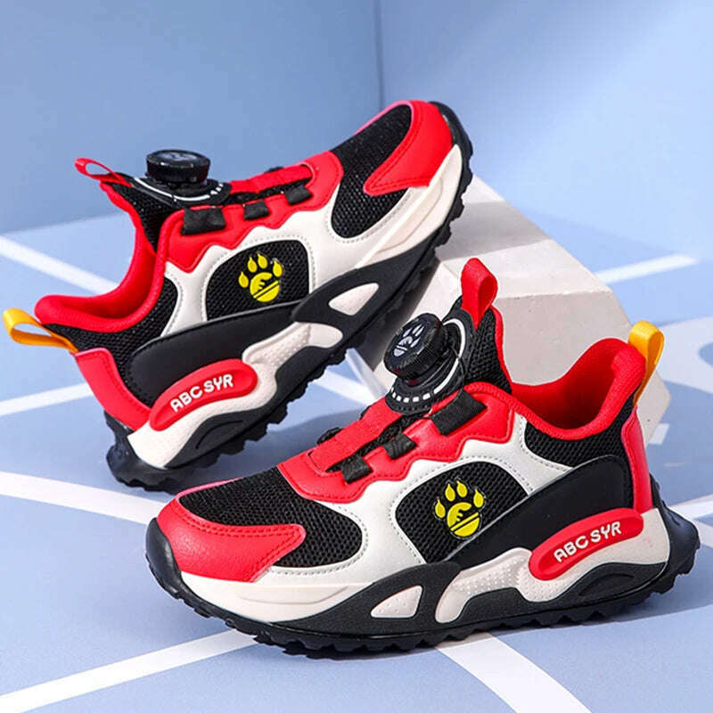 Children's Sports Shoes New Double Mesh Cushioning Casual Running Shoes Outdoor Anti Slip Fashionable Walking Shoes for Kids