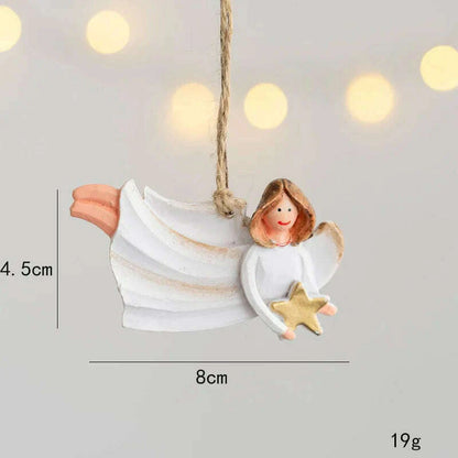 Christmas Santa Snowman Gingerbread Man Resin Pendant Christmas Tree Decoration Ornaments DIY Kids Toys Noel Navidad Kerst 2023