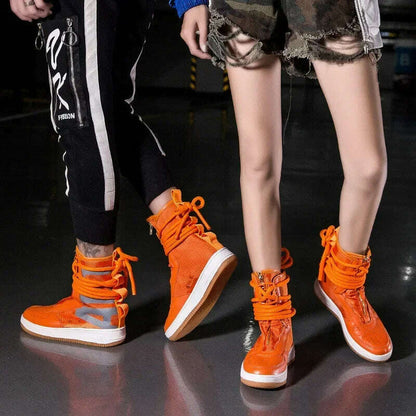 Cool Fashion Tenis Masculino High Top Casual Flat Men's Sneakers Breathable Designer Men's Shoes Running Shoes Free Shipping