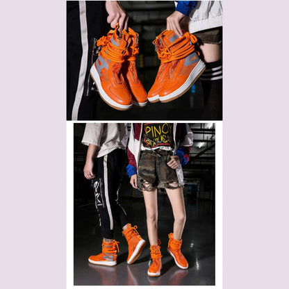 Cool Fashion Tenis Masculino High Top Casual Flat Men's Sneakers Breathable Designer Men's Shoes Running Shoes Free Shipping