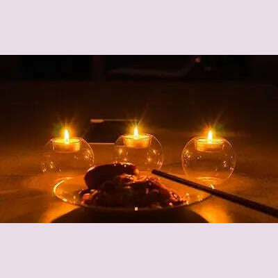 Crystal Glass Candle Holder Romantic Wedding Bar Party Home Decor Candlestick New