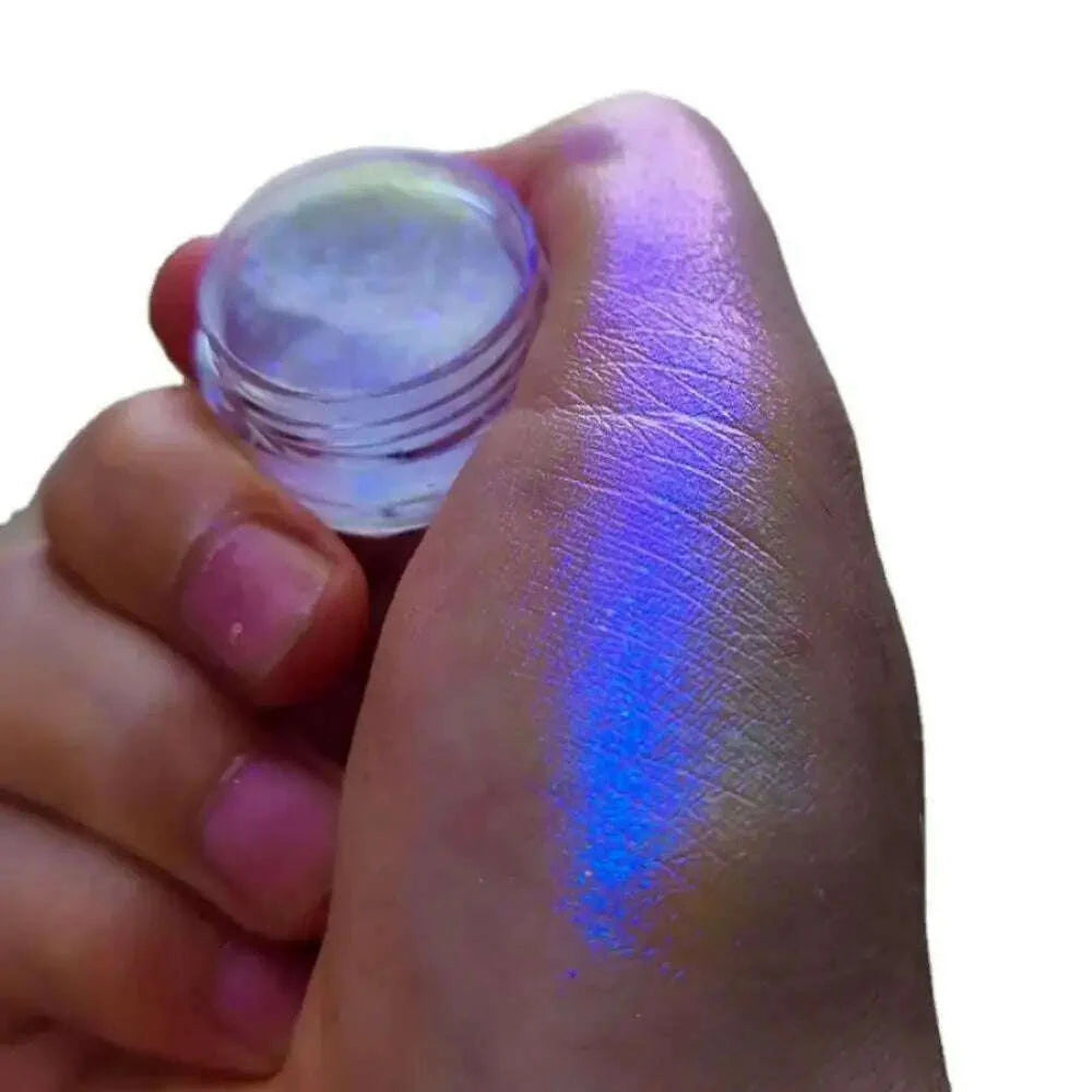 Diamond Phantom Chameleon Holographic Colorful Magic Mirror with Sparkling Colors, Nail Powder 0.5g Pack