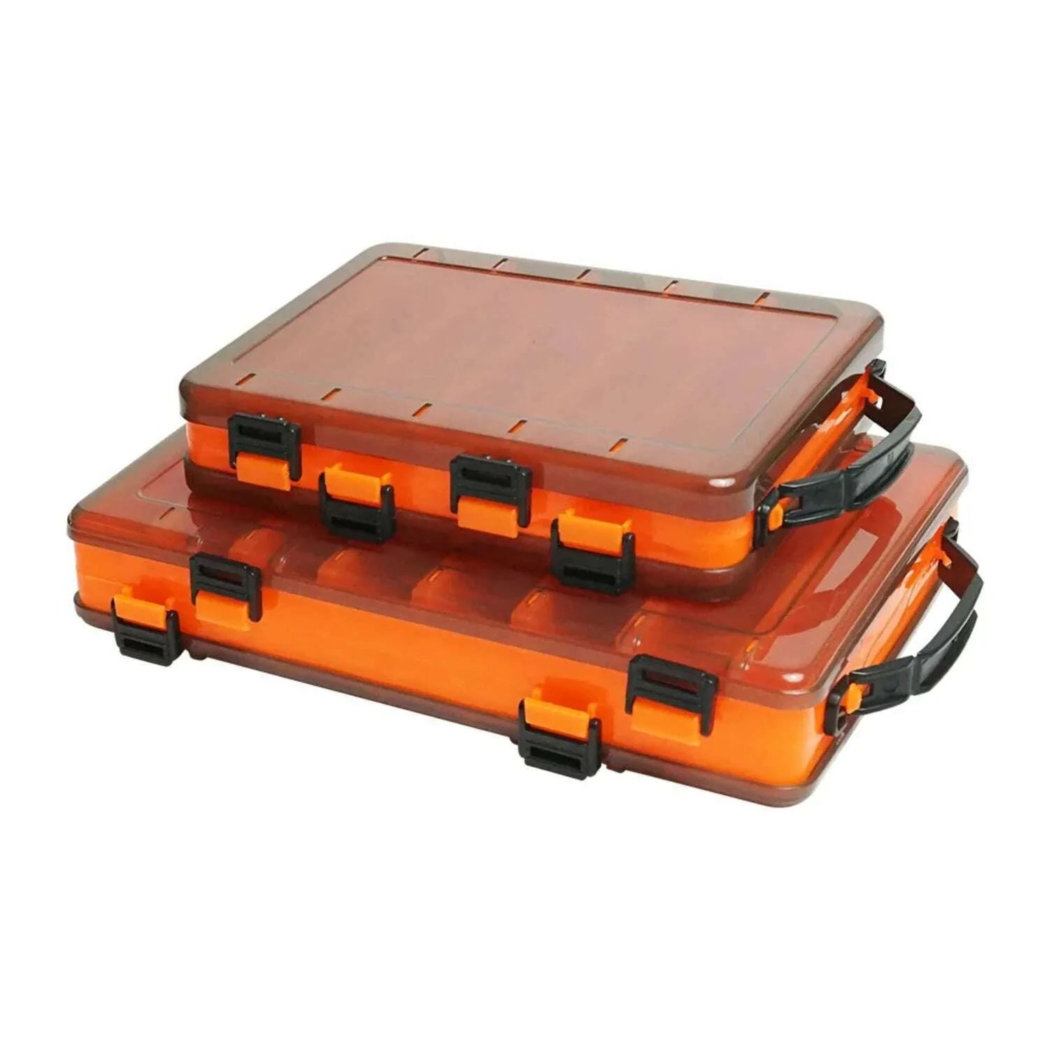 Double-sided Lure Box Double-layer Tool Box Hard Bait Box  Accessories Box Wooden Shrimp Box Minnow Pencil Fish Lure Box