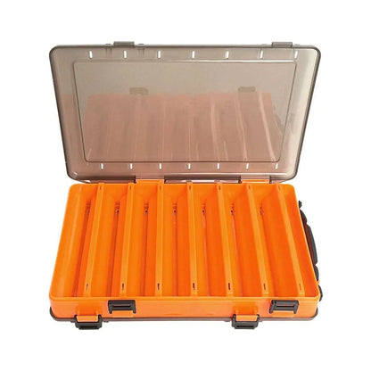 Double-sided Lure Box Double-layer Tool Box Hard Bait Box  Accessories Box Wooden Shrimp Box Minnow Pencil Fish Lure Box