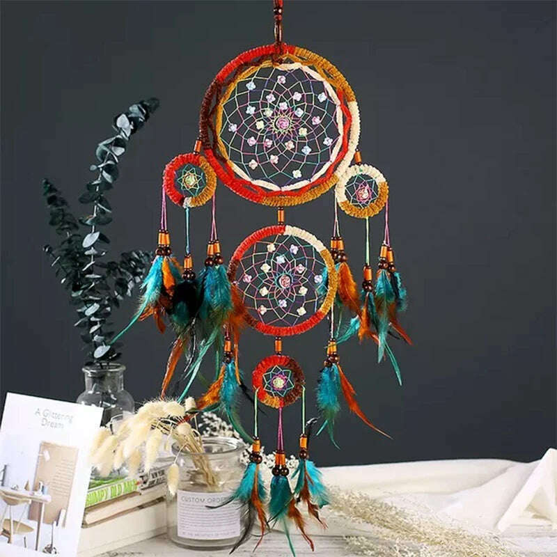 dream catcher/catchers hanging/diy decoration nordic decoration home girls room/nursery/kids decor dreamcatcher children room