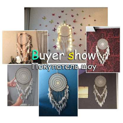 dream catcher/catchers hanging/diy decoration nordic decoration home girls room/nursery/kids decor dreamcatcher children room