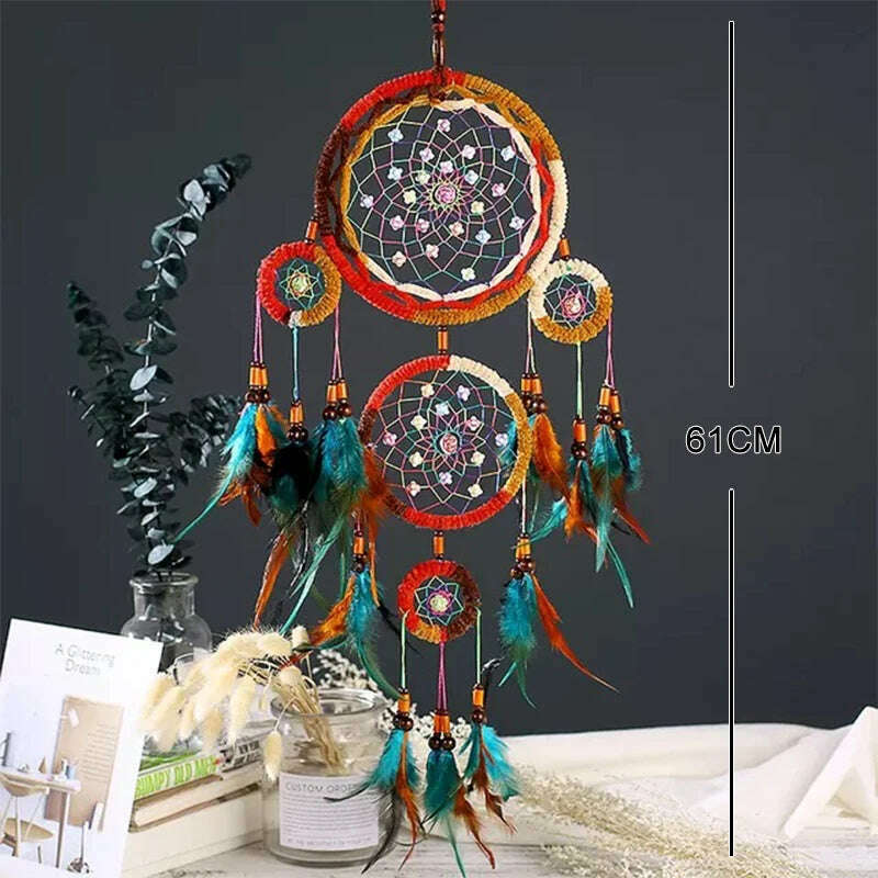 dream catcher/catchers hanging/diy decoration nordic decoration home girls room/nursery/kids decor dreamcatcher children room
