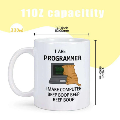 Engineer Mugs Computer Programmer Cups Programming Debugging Teaware Tea Coffee Coffeeware Geek Nerd Coworker Gift Coder Unicode