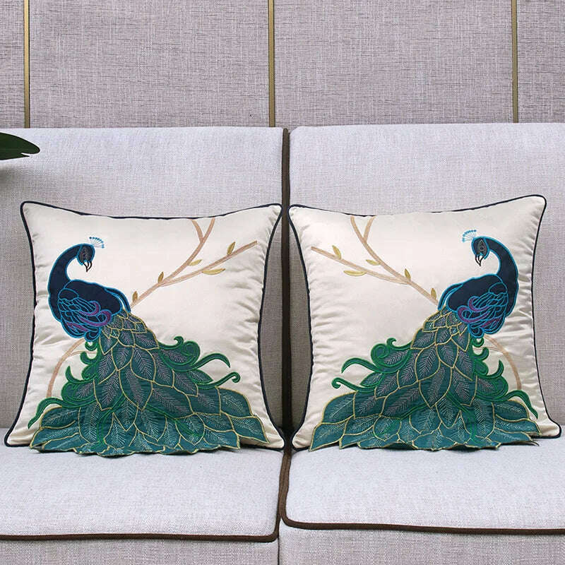 Ethnic Embroidered Cushion Cover 45x45 Pillow Case for Sofa Home Decor Pillow Covers Decorative Pillowcase Cushion Cover 30x50