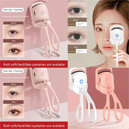 Eyelash Curler Portable Electric Heated Comb Eye Lash Long Lasting Eyelashes Curls Thermal Eyelash Curler Makeup Tools