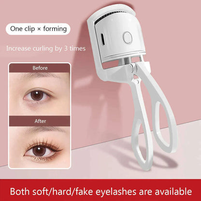 Eyelash Curler Portable Electric Heated Comb Eye Lash Long Lasting Eyelashes Curls Thermal Eyelash Curler Makeup Tools