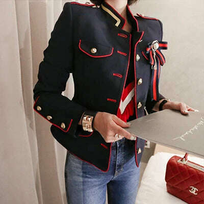 Fashion Women OL Korean Vintage Coat Button Suit Comfortable High Quality Outerwear Female Cute Work Style Jacket Streetwear