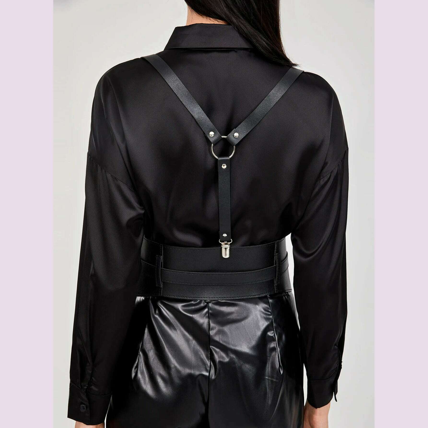 Fashionable Women's Strap Shoulder Belts For Lady Waistband Suspender Decorative Skirt Goth Adjustable For Shirt Dress Overcoat