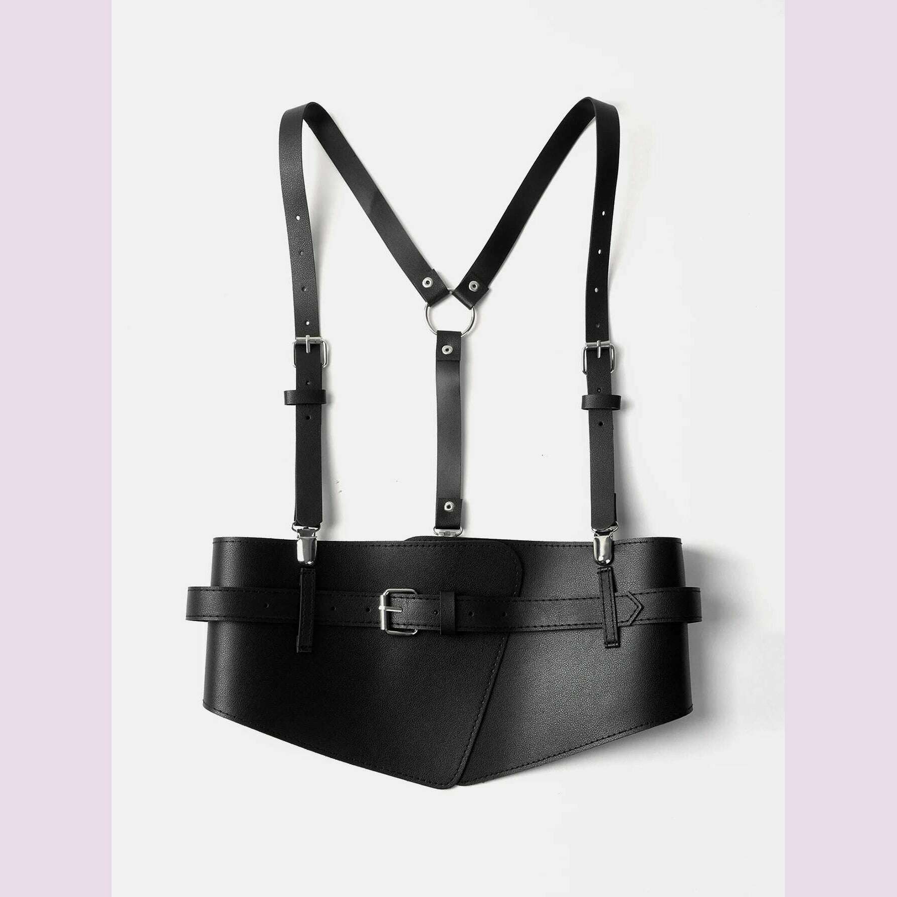 Fashionable Women's Strap Shoulder Belts For Lady Waistband Suspender Decorative Skirt Goth Adjustable For Shirt Dress Overcoat