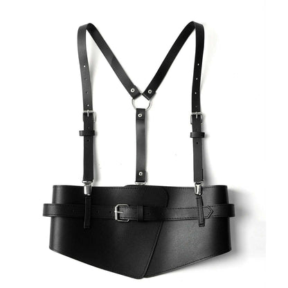 Fashionable Women's Strap Shoulder Belts For Lady Waistband Suspender Decorative Skirt Goth Adjustable For Shirt Dress Overcoat