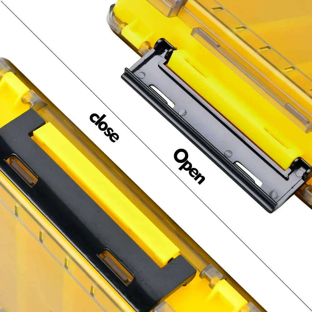 Fishing Tackle Box Accessories Storage Box Double Sided Bait Lure Hook  Waterproof Fishing Bait Gear Organizer Boxes