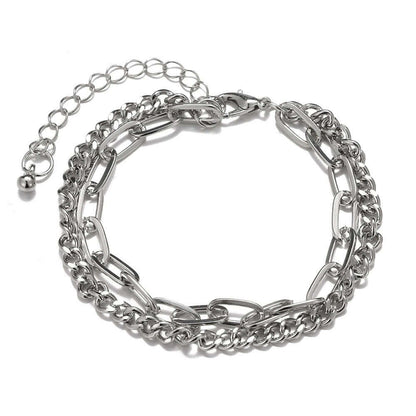 FNIO Bohemian Bracelets for Women Fashion Multilayer Beaded Chain Bracelets Set Charm Bracelet Bangles Jewelry Punk