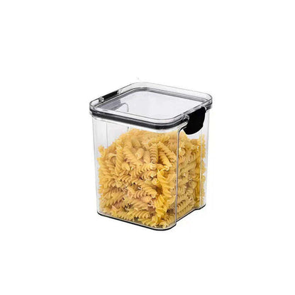 Food Grain Beans Storage Tank Cereal Dispenser Snacks Nut Transparent Clear Seal Box Freezer Organizer Plastic Pantry Container