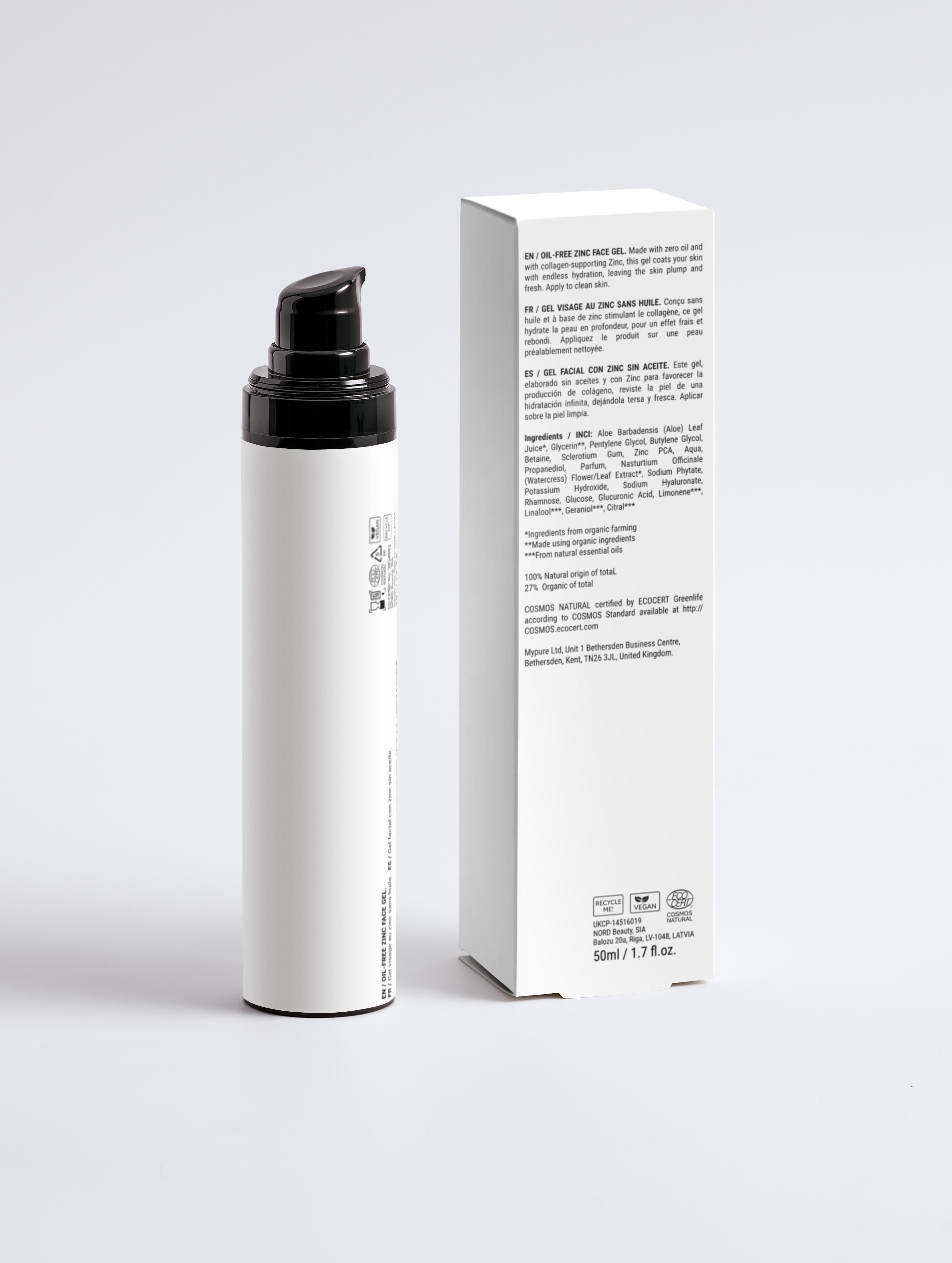 Kimlud MatteControl Face Gel (Oil-Free | Zinc-Infused | For Men)