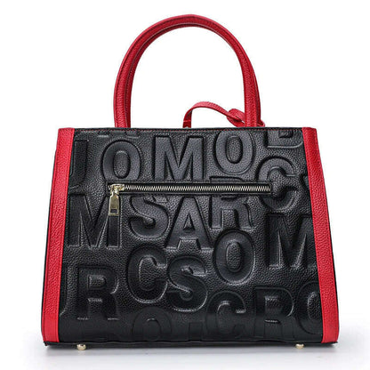 Genuine Leather Women's Bag 2024 New Fashion One Shoulder Crossbody Bag Women's Bag Versatile Handbag Big Bag