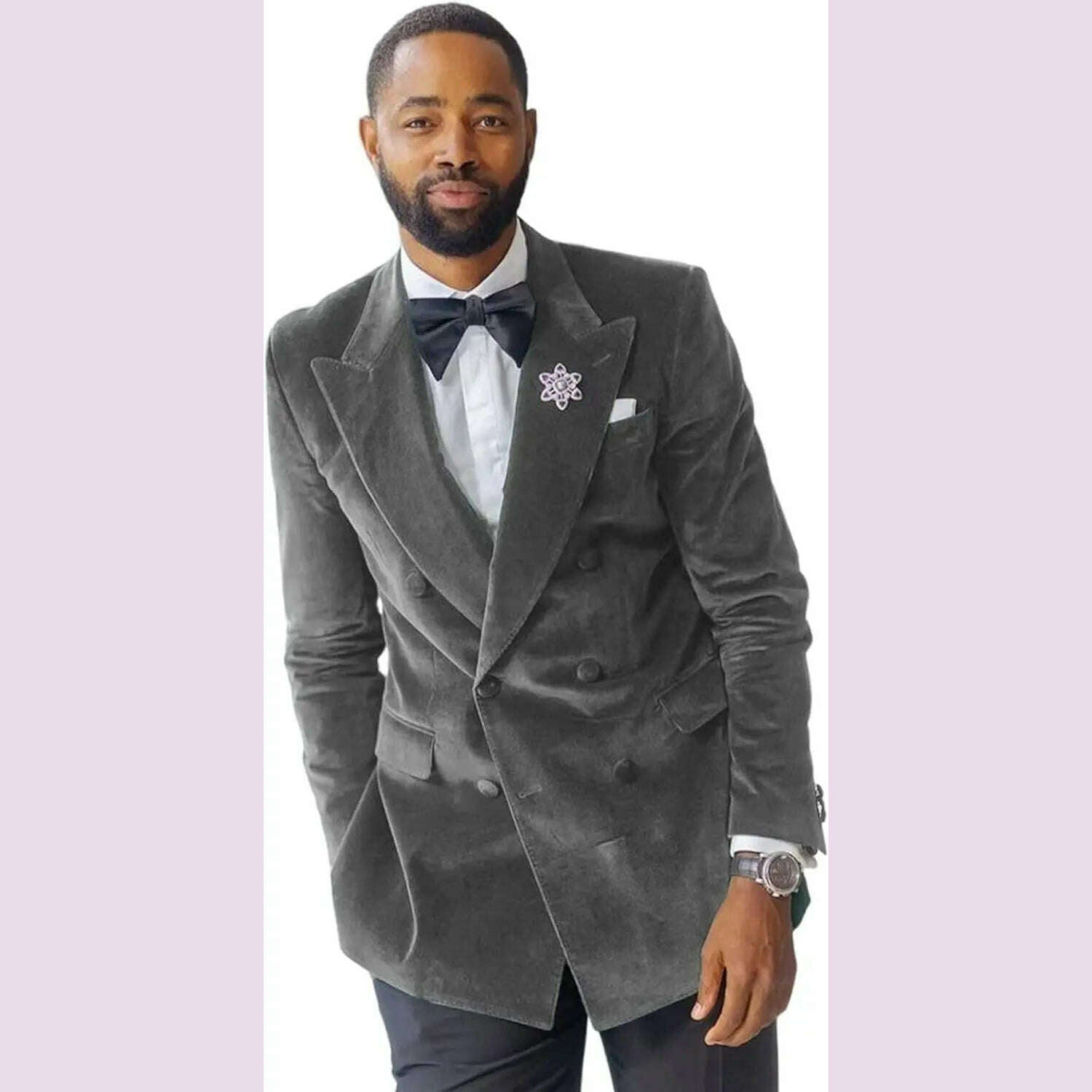 Green Velvet Smoking Suit Jacket for Men Suit 2024 Slim Fit Peak Lapel Custom Wedding Tuxedo Blazer 1 Pc African Fashion Coat