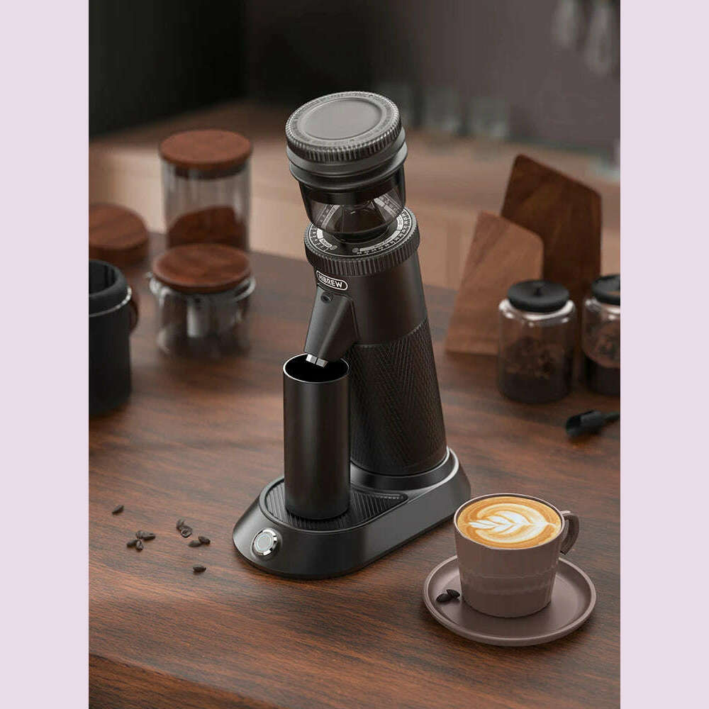 HiBREW G5 48mm Conical Burr Electric Coffee Grinder Compact Portable Coffee Bean Mill Kitchen for Espresso Turkish Coffee