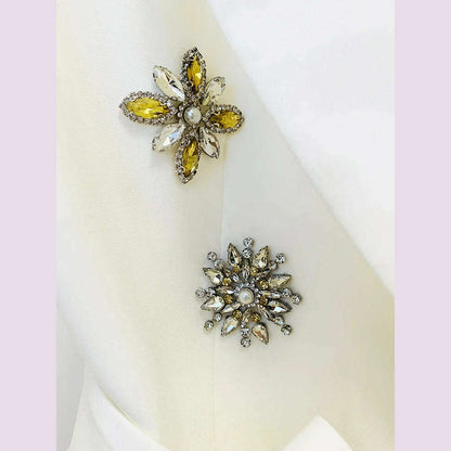 HIGH STREET Newest Fashion 2023 Designer Jacket Women's Slit Sleeve Rhinestone Diamonds Beading Belted Blazer