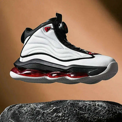 High-top Men's Basketball Shoes High Quality Sneakers Fashion High Street Sports Shoes  Air Cushioning Basketball Training Shoes