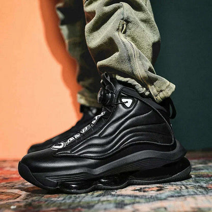 High-top Men's Basketball Shoes High Quality Sneakers Fashion High Street Sports Shoes  Air Cushioning Basketball Training Shoes