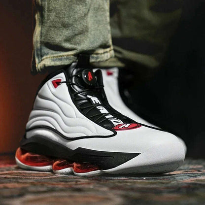 High-top Men's Basketball Shoes High Quality Sneakers Fashion High Street Sports Shoes  Air Cushioning Basketball Training Shoes