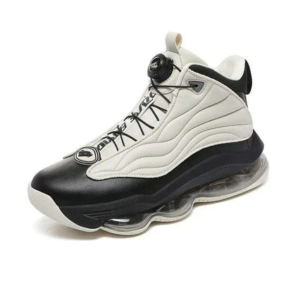 High-top Men's Basketball Shoes High Quality Sneakers Fashion High Street Sports Shoes  Air Cushioning Basketball Training Shoes
