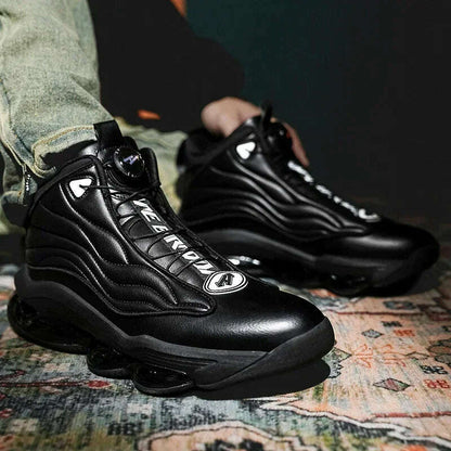 High-top Men's Basketball Shoes High Quality Sneakers Fashion High Street Sports Shoes  Air Cushioning Basketball Training Shoes
