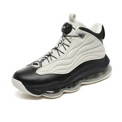 High-top Men's Basketball Shoes High Quality Sneakers Fashion High Street Sports Shoes  Air Cushioning Basketball Training Shoes