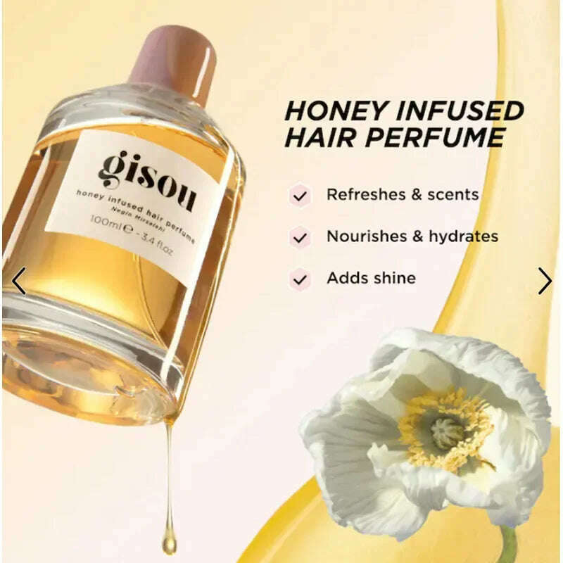Honey hair care perfume Infused Hair Perfume Pocket Size A Travel-Friendly With Sweet Notes Of Honey Blended Into Spring Florals