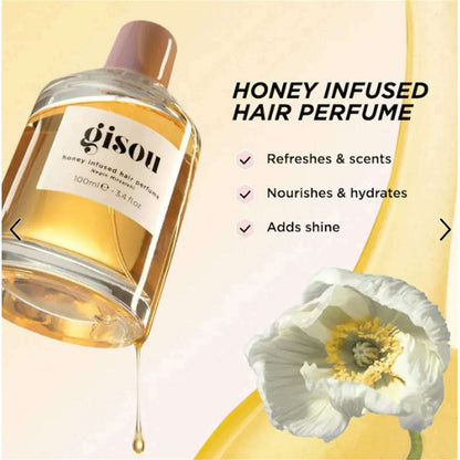 Honey Infused Hair Fragrance Spray Moisturize Dry Hair Serum Rose Nourishing Fragrance Hydrating Hair Spray 50ml