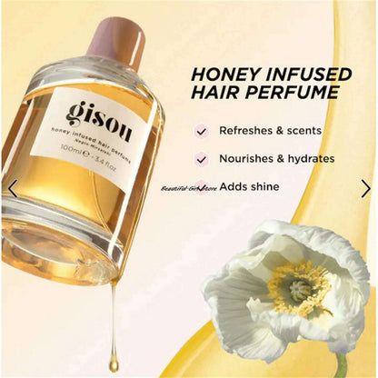 Honey Infused Hair Perfume Pocket Size, A Travel-Friendly  With Sweet Notes Of Honey Blended Into Spring Floral (1.7 Fl Oz/50ml)