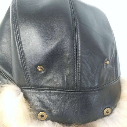 Hot high-end luxury fur hat Men's fox fur hat Lei Feng cap ear cap fur necessary hat Real fur hat 100% Sheepskin top fox hat