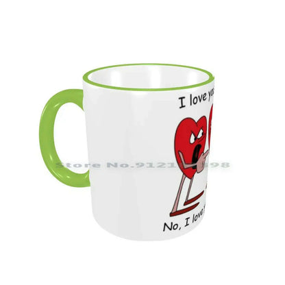 I Love You More! Ceramic Mugs Coffee Cups Milk Tea Mug Hearts Love Valentines Day Romantic Creative Trending Vintage Gift
