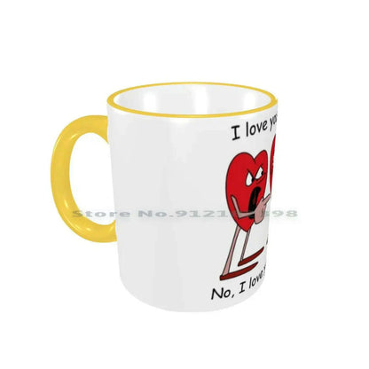 I Love You More! Ceramic Mugs Coffee Cups Milk Tea Mug Hearts Love Valentines Day Romantic Creative Trending Vintage Gift