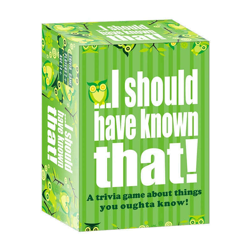 I Should Have Known That! – A Trivia Game with Hilarious Twists