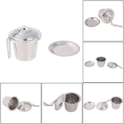Infuser Tea Filter Strainers Kitchen Tools Tea Infuser Mesh Filter Strainer Hook Loose Tea Leaf Spice Home Kitchen Accessories